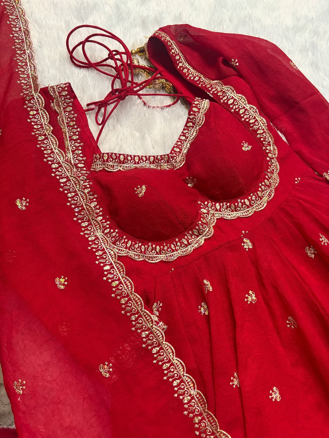 Elegance Unveiled: A Red Dress in Luxury