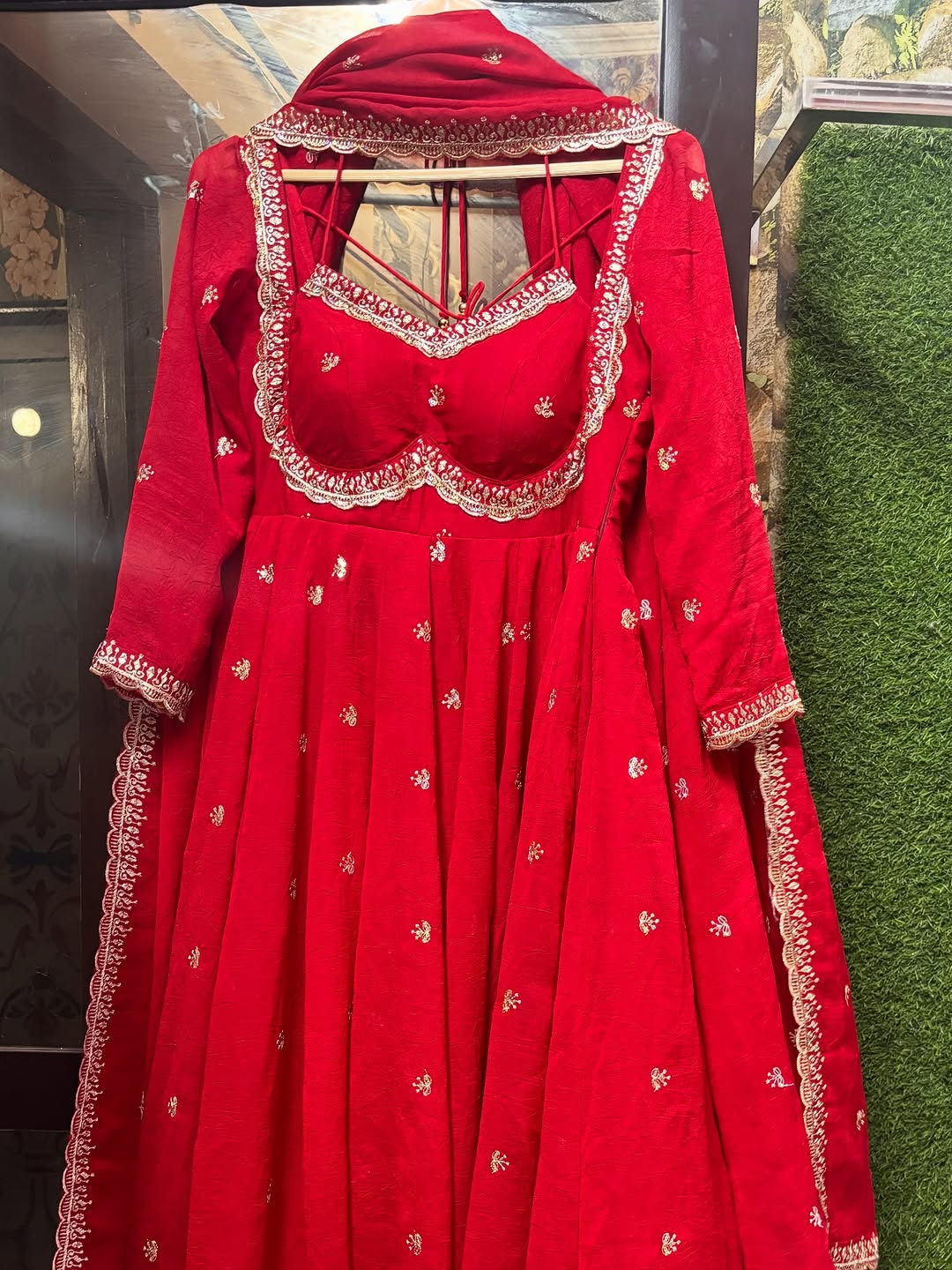 Elegance Unveiled: A Red Dress in Luxury