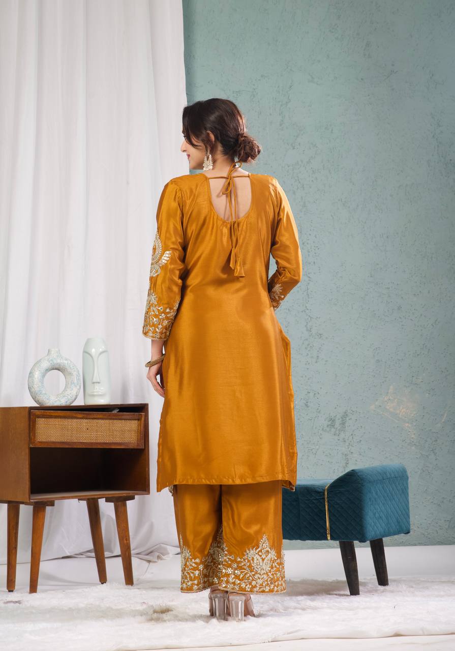 Prisha Embroidered Punjabi Suit Set