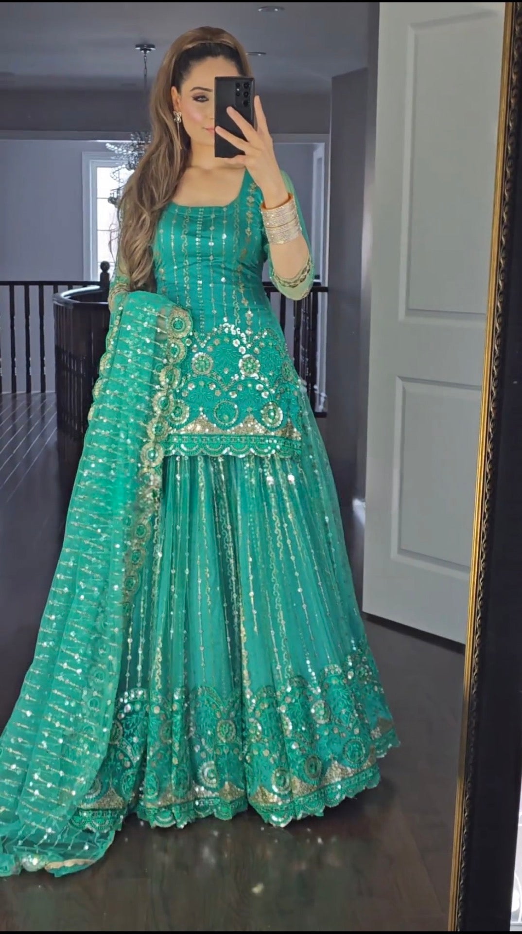 New Designer Party Wear Look Top , LENGHA SUIT And Dupatta ( UC-392 )