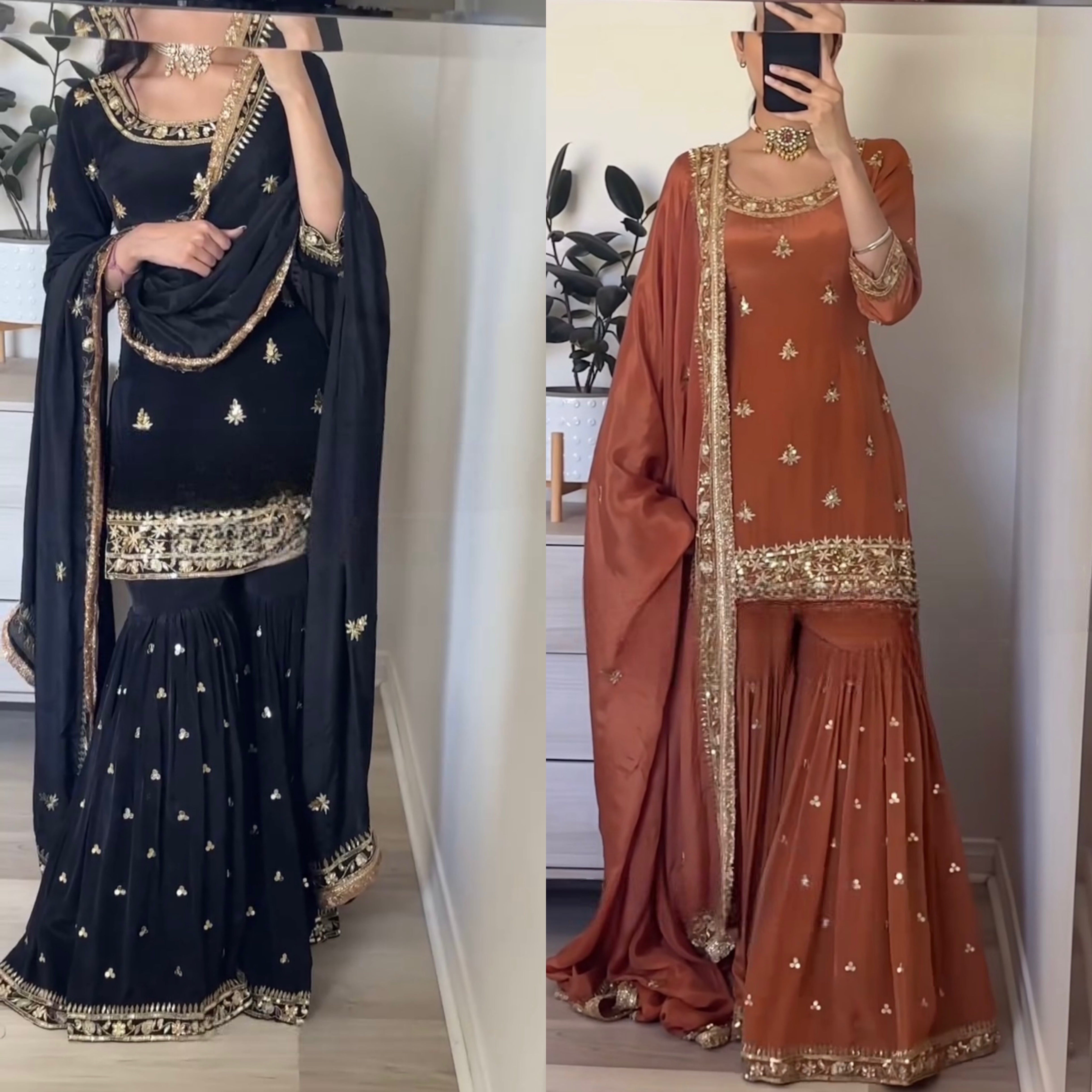 Elegance in Black and Gold: A Captivating Fashion Statement