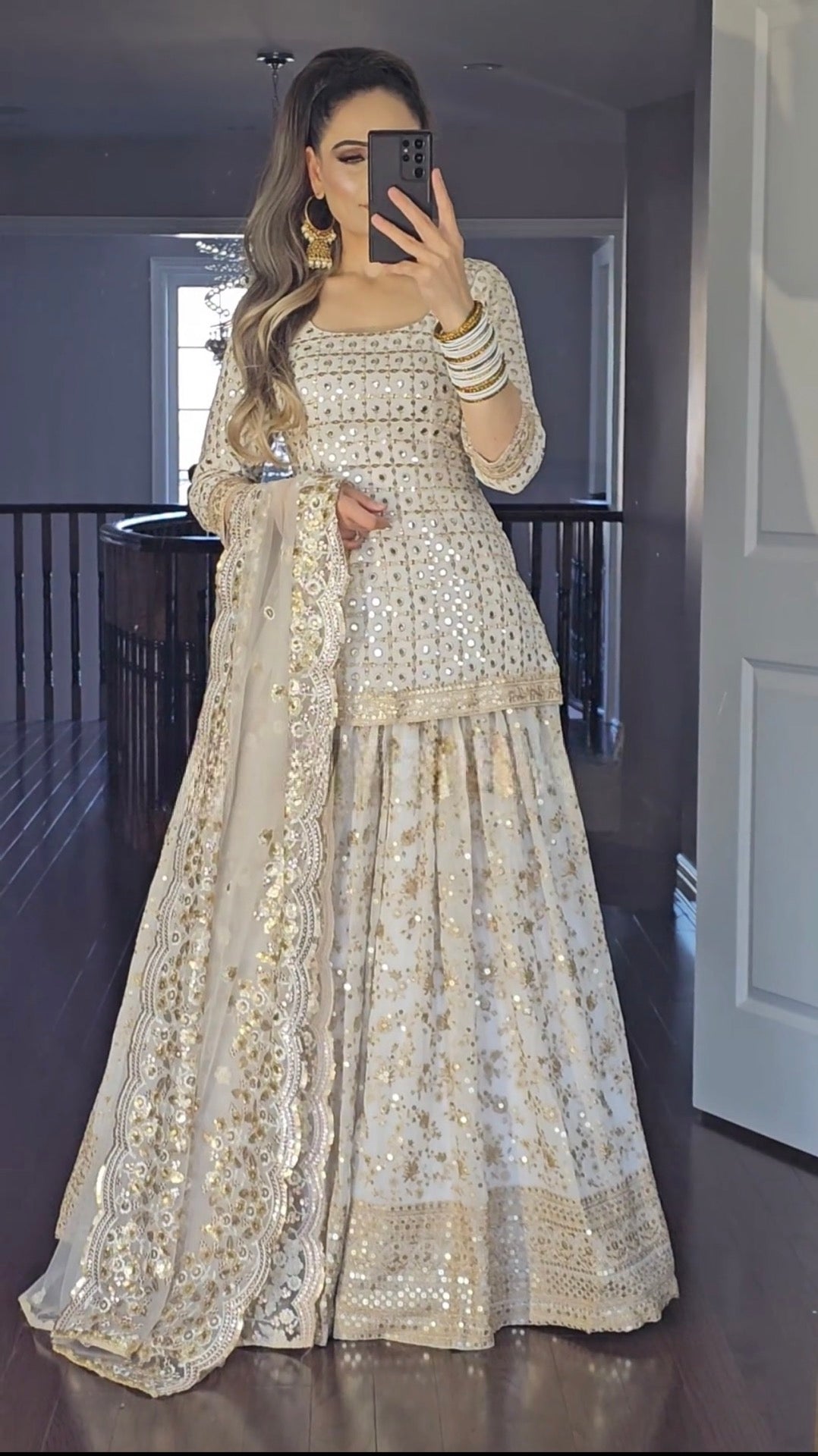 New Designer Party Wear Look Top , Lengha  And Dupatta UC-418