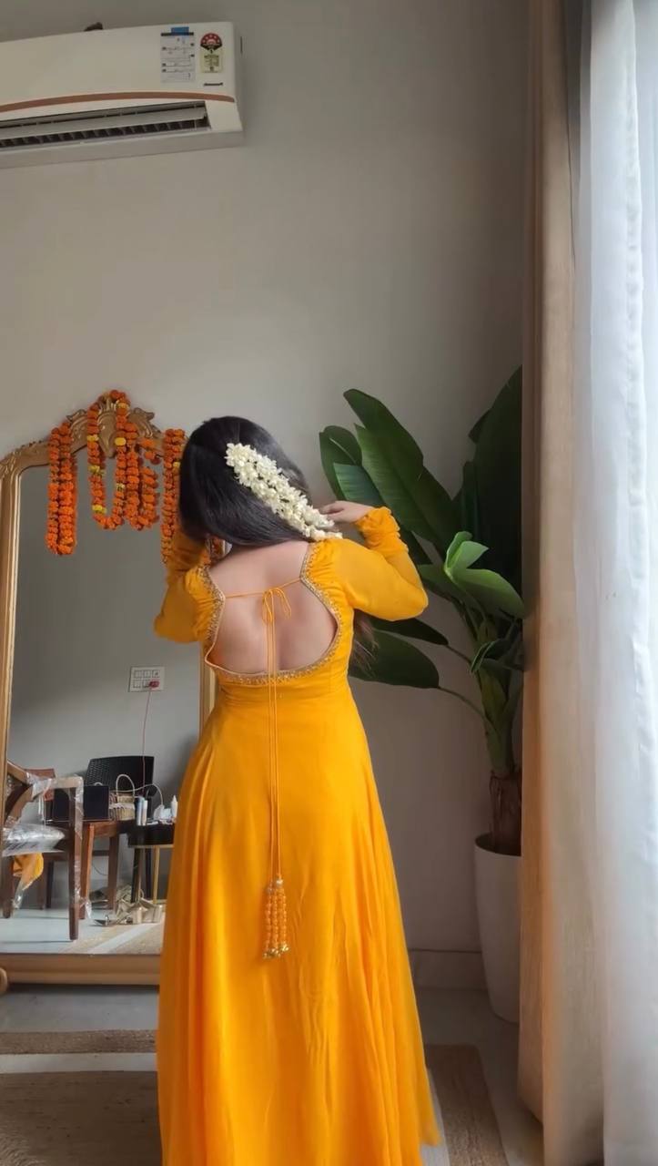 Radiant Elegance: A Yellow Dress Enchantment Unveiled