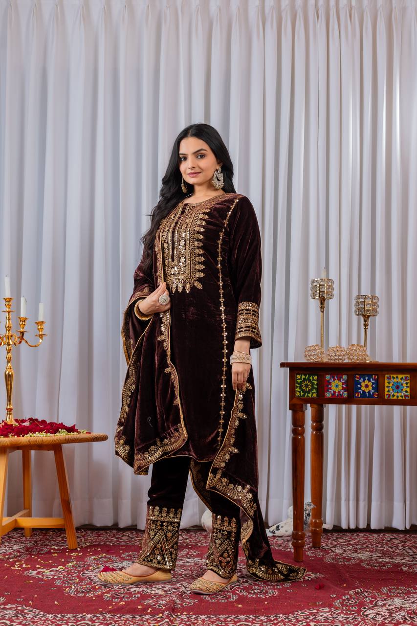 “Opulent Threads: Handcrafted Velvet Suits for Every Celebration”