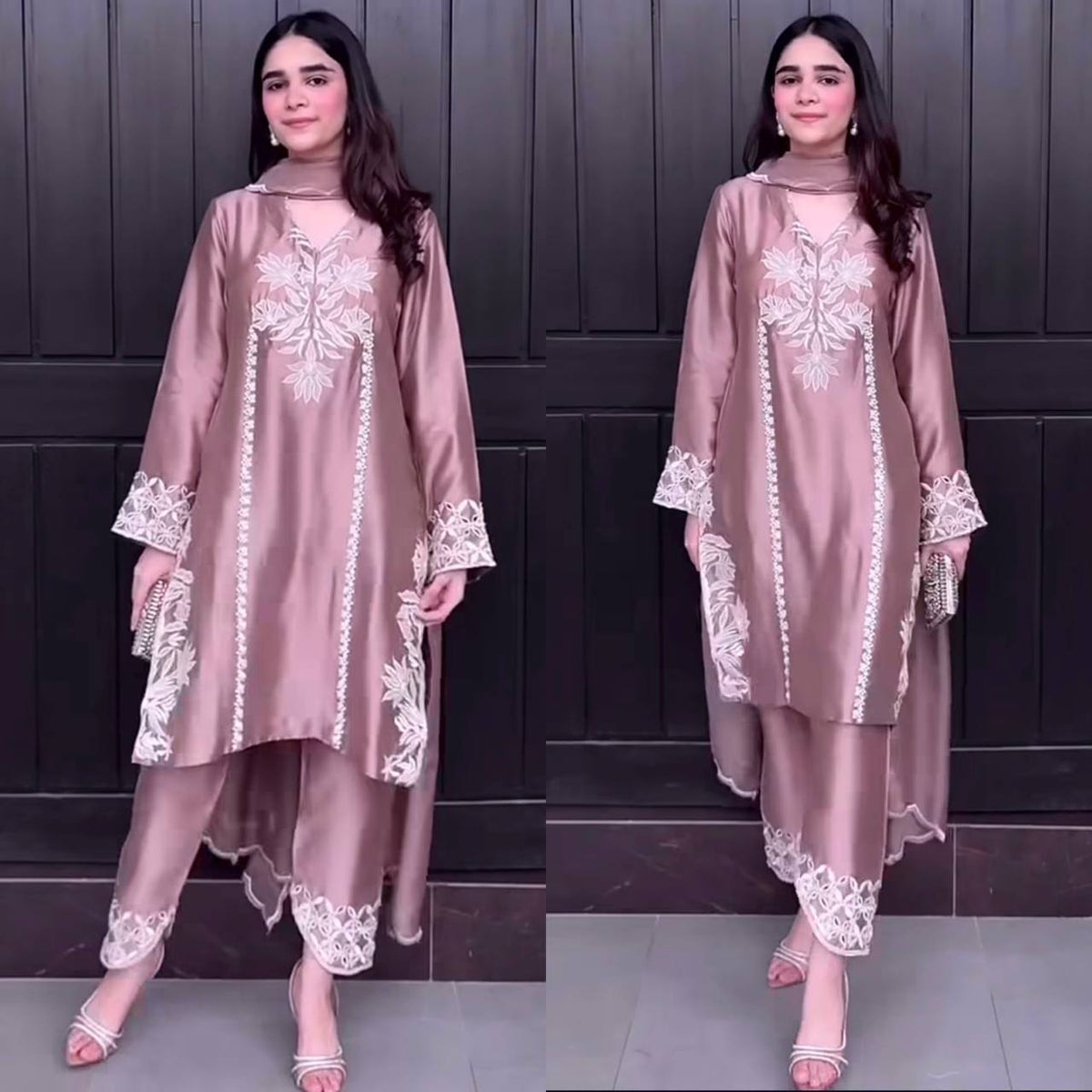 Luxurious Suit Adorned with Intricate – Label Mayra