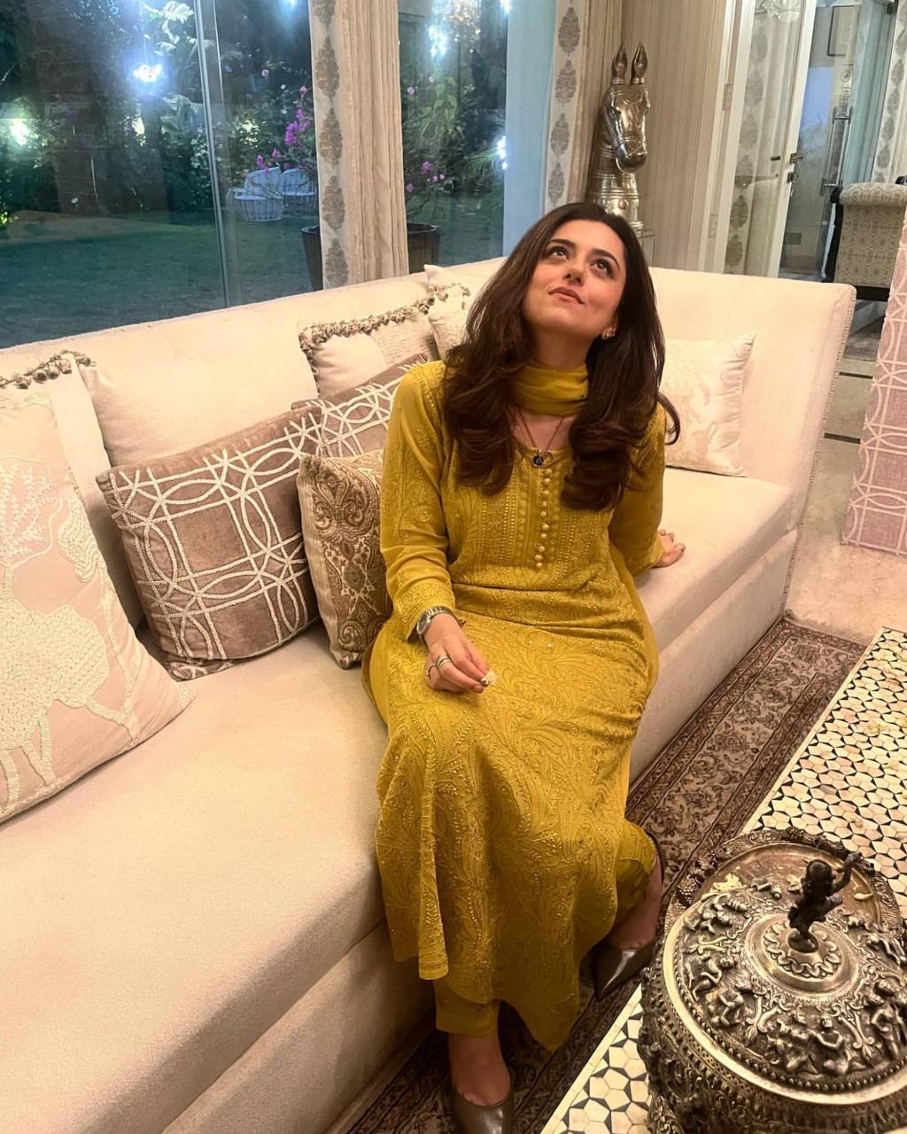 Radiant Comfort: Embracing Luxury on a Couch
